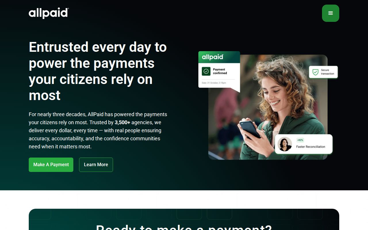 AllPaid provider page linked by Carmel City Court