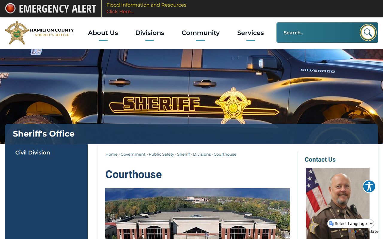 Hamilton County courthouse security guidance